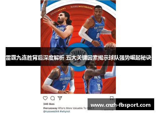 雷霆九连胜背后深度解析 五大关键因素揭示球队强势崛起秘诀 雷霆九连胜背后深度解析 五大关键因素揭示球队强势崛起秘诀